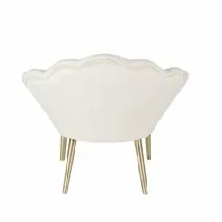 Maisons Du Monde Fauteuils Fauteuil Coquillage En Velours Beige -Chaise Soldes Magasin fauteuil coquillage en velours beige 1000 1 38 219675 4