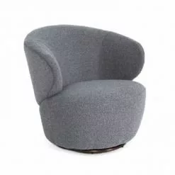 Oviala Fauteuils Fauteuil Cosy En Bouclette Blanc -Chaise Soldes Magasin fauteuil cosy en bouclette gris