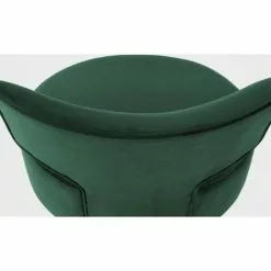 Custom Form Fauteuils Fauteuil Cosy Rembourré Tissu Couleur Vert Pieds Bois Clair -Chaise Soldes Magasin fauteuil cosy rembourre tissu couleur vert pieds bois clair 4