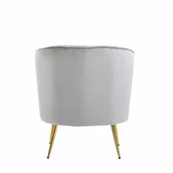 Baita Fauteuils Fauteuil Crapaud En Velours 1 Place Gris -Chaise Soldes Magasin fauteuil crapaud en velours 1 place gris 11