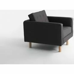 Custom Form Fauteuils Fauteuil Cubique Rembourré En Tissu Couleur Gris Anthracite 9 Custom Form Fauteuils Fauteuil Cubique Rembourré En Tissu Couleur Gris Anthracite -Chaise Soldes Magasin fauteuil cubique rembourre en tissu couleur gris anthracite 3