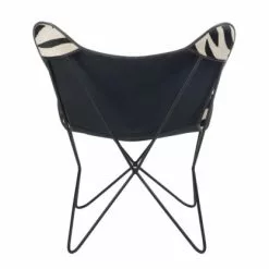Meubles & Design Fauteuils Fauteuil Cuir Papillon Motifs Zébrés 9 Meubles & Design Fauteuils Fauteuil Cuir Papillon Motifs Zébrés -Chaise Soldes Magasin fauteuil cuir papillon motifs zebres 3
