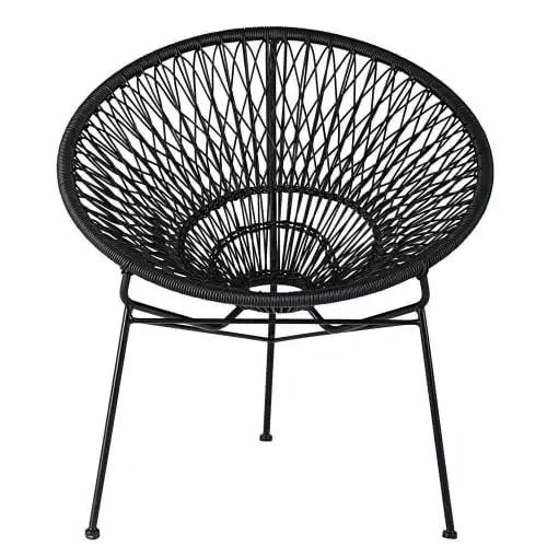 Maisons Du Monde Fauteuils De Jardin Fauteuil De Jardin Empilable En Fil De Résine Et Métal Noir 3 Maisons Du Monde Fauteuils De Jardin Fauteuil De Jardin Empilable En Fil De Résine Et Métal Noir – Image 3