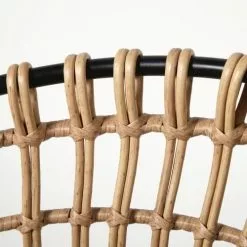 Maisons Du Monde Fauteuils De Jardin Fauteuil De Jardin En Résine Imitation Rotin Et Toile Noire -Chaise Soldes Magasin fauteuil de jardin en resine imitation rotin et toile noire 1000 8 7 187008 3