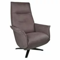 My New Design Fauteuils Fauteuil De Relaxation Manuel Design - Cuir Blanc -Chaise Soldes Magasin fauteuil de relaxation manuel design microfibre marron