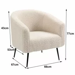 Nordlys Fauteuils Fauteuil De Salon En Métal Et Bouclettes Blanches 10 Nordlys Fauteuils Fauteuil De Salon En Métal Et Bouclettes Blanches -Chaise Soldes Magasin fauteuil de salon en metal et bouclettes blanches 4