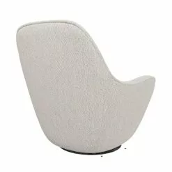 Drawer Fauteuils Fauteuil Design En Tissu Bouclette Beige -Chaise Soldes Magasin fauteuil design en tissu bouclette beige 4
