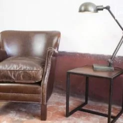 PIB Fauteuils Fauteuil Du Professeur En Cuir Marron -Chaise Soldes Magasin fauteuil du professeur en cuir marron 3