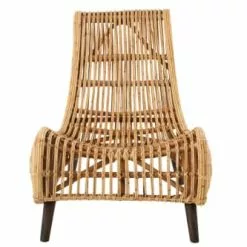 Hellin Fauteuils Fauteuil En Bambou Et Rotin Naturel -Chaise Soldes Magasin fauteuil en bambou et rotin naturel 3