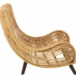 Hellin Fauteuils Fauteuil En Bambou Et Rotin Naturel -Chaise Soldes Magasin fauteuil en bambou et rotin naturel 4