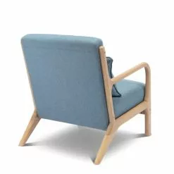 Alice's Garden Fauteuils Fauteuil En Bois Avec Tissu Bleu 65x 80x79cm 8 Alice's Garden Fauteuils Fauteuil En Bois Avec Tissu Bleu 65x 80x79cm -Chaise Soldes Magasin fauteuil en bois avec tissu bleu 65x 80x79cm 2