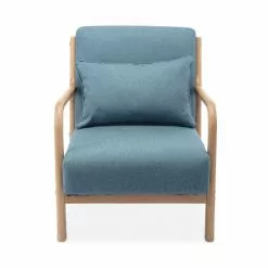 Alice's Garden Fauteuils Fauteuil En Bois Avec Tissu Bleu 65x 80x79cm 10 Alice's Garden Fauteuils Fauteuil En Bois Avec Tissu Bleu 65x 80x79cm -Chaise Soldes Magasin fauteuil en bois avec tissu bleu 65x 80x79cm 4