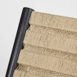 Maisons Du Monde Fauteuils Fauteuil En Bois De Manguier Noir Et Sisal -Chaise Soldes Magasin fauteuil en bois de manguier noir et sisal 1000 2 2 225830 4