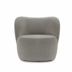 Micadoni Home Fauteuils Fauteuil En Boucle Beige -Chaise Soldes Magasin fauteuil en boucle gris