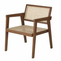 Maisons Du Monde Fauteuils Fauteuil En Chêne Et Cannage