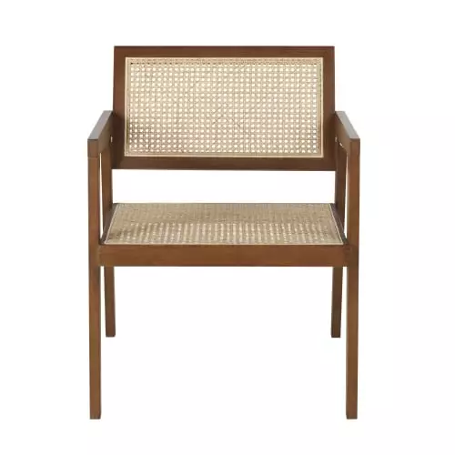 Maisons Du Monde Fauteuils Fauteuil En Chêne Et Cannage 2 Maisons Du Monde Fauteuils Fauteuil En Chêne Et Cannage – Image 2