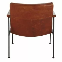 Maisons Du Monde Fauteuils Fauteuil En Cuir De Vachette Marron Vieilli -Chaise Soldes Magasin fauteuil en cuir de vachette marron vieilli 1000 13 22 166154 14