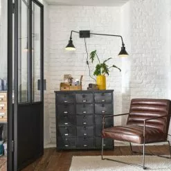 Maisons Du Monde Fauteuils Fauteuil En Cuir Marron -Chaise Soldes Magasin fauteuil en cuir marron 1000 11 30 155748 16