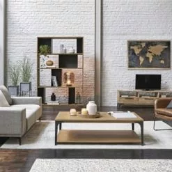 Maisons Du Monde Fauteuils Fauteuil En Cuir Marron -Chaise Soldes Magasin fauteuil en cuir marron 1000 6 1 175973 11