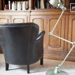 PIB Fauteuils Fauteuil En Cuir Marron -Chaise Soldes Magasin fauteuil en cuir marron 5