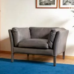 PIB Fauteuils Fauteuil En Cuir Pleine Fleur Gris 7 PIB Fauteuils Fauteuil En Cuir Pleine Fleur Gris -Chaise Soldes Magasin fauteuil en cuir pleine fleur gris 2