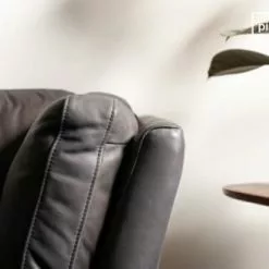 PIB Fauteuils Fauteuil En Cuir Pleine Fleur Gris 8 PIB Fauteuils Fauteuil En Cuir Pleine Fleur Gris -Chaise Soldes Magasin fauteuil en cuir pleine fleur gris 3