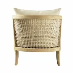 Maisons Du Monde Fauteuils Fauteuil En Frêne Avec Coussins En Coton Beige -Chaise Soldes Magasin fauteuil en frene avec coussins en coton beige 1000 3 21 210310 3