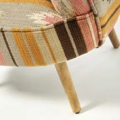 Maisons Du Monde Fauteuils Fauteuil En Kilim Multicolore -Chaise Soldes Magasin fauteuil en kilim multicolore 1000 0 10 175695 3