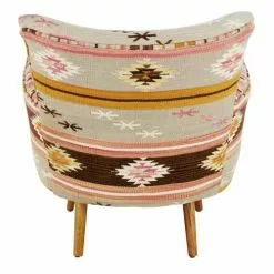 Maisons Du Monde Fauteuils Fauteuil En Kilim Multicolore -Chaise Soldes Magasin fauteuil en kilim multicolore 1000 0 10 175695 6