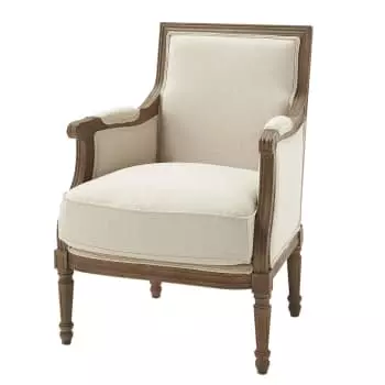 Maisons Du Monde Fauteuils Fauteuil En Lin 4 Maisons Du Monde Fauteuils Fauteuil En Lin – Image 4