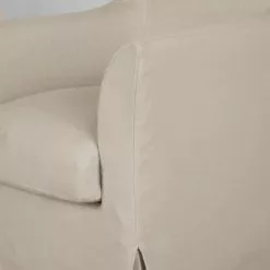 Maisons Du Monde Fauteuils Fauteuil En Lin Froissé Beige -Chaise Soldes Magasin fauteuil en lin froisse beige 1000 9 36 221723 3