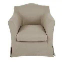 Maisons Du Monde Fauteuils Fauteuil En Lin Froissé Blanc 11 Maisons Du Monde Fauteuils Fauteuil En Lin Froissé Blanc -Chaise Soldes Magasin fauteuil en lin froisse beige ficelle anaelle 1000 2 4 201724 1