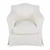 Maisons Du Monde Fauteuils Fauteuil En Lin Froissé Blanc