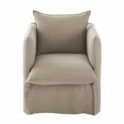 Maisons Du Monde Fauteuils Fauteuil En Lin Supérieur Blanc 10 Maisons Du Monde Fauteuils Fauteuil En Lin Supérieur Blanc -Chaise Soldes Magasin fauteuil en lin froisse coloris beige ficelle louvain 1000 10 27 201460 1 3