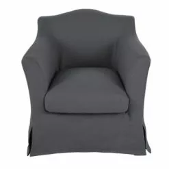 Maisons Du Monde Fauteuils Fauteuil En Lin Froissé Blanc 11 Maisons Du Monde Fauteuils Fauteuil En Lin Froissé Blanc -Chaise Soldes Magasin fauteuil en lin froisse gris anthracite anaelle 1000 4 6 201726 1