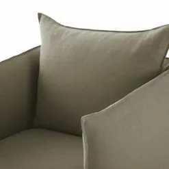 Maisons Du Monde Fauteuils Fauteuil En Lin Froissé Vert Kaki 8 Maisons Du Monde Fauteuils Fauteuil En Lin Froissé Vert Kaki -Chaise Soldes Magasin fauteuil en lin froisse vert kaki 1000 12 29 201462 3
