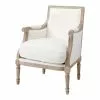 Maisons Du Monde Fauteuils Fauteuil En Lin Ivoire