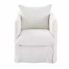 Maisons Du Monde Fauteuils Fauteuil En Lin Supérieur Blanc