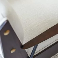 Tikamoon Fauteuils Fauteuil En Mindi Et Tissu -Chaise Soldes Magasin fauteuil en mindi et tissu 2