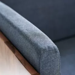 Tikamoon Fauteuils Fauteuil En Palissandre Massif Et Tissu -Chaise Soldes Magasin fauteuil en palissandre massif et tissu 3