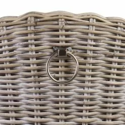 MOYCOR Fauteuils Fauteuil En Rotin Beige -Chaise Soldes Magasin fauteuil en rotin beige 3