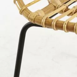 Maisons Du Monde Fauteuils Et Poufs Enfant Fauteuil En Rotin Et Métal Noir -Chaise Soldes Magasin fauteuil en rotin et metal noir 1000 12 30 181045 5