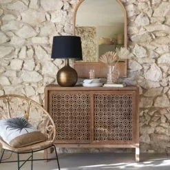 Maisons Du Monde Fauteuils Fauteuil En Rotin Et Métal Noir -Chaise Soldes Magasin fauteuil en rotin et metal noir 1000 14 15 222153 6