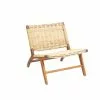 HYDILE Fauteuils Fauteuil En Rotin Et Teck