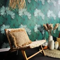 HYDILE Fauteuils Fauteuil En Rotin Et Teck -Chaise Soldes Magasin fauteuil en rotin et teck 2