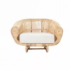 HYDILE Fauteuils Fauteuil En Rotin Naturel