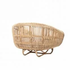 HYDILE Fauteuils Fauteuil En Rotin Naturel -Chaise Soldes Magasin fauteuil en rotin naturel 3