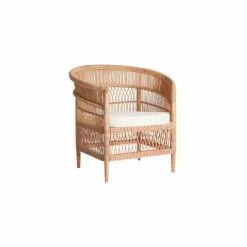 HYDILE Fauteuils Fauteuil En Rotin Naturel Et Pieds En Teck 8 HYDILE Fauteuils Fauteuil En Rotin Naturel Et Pieds En Teck -Chaise Soldes Magasin fauteuil en rotin naturel et pieds en teck 3