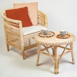 HYDILE Fauteuils Fauteuil En Rotin Naturel Et Pieds En Teck 9 HYDILE Fauteuils Fauteuil En Rotin Naturel Et Pieds En Teck -Chaise Soldes Magasin fauteuil en rotin naturel et pieds en teck 4