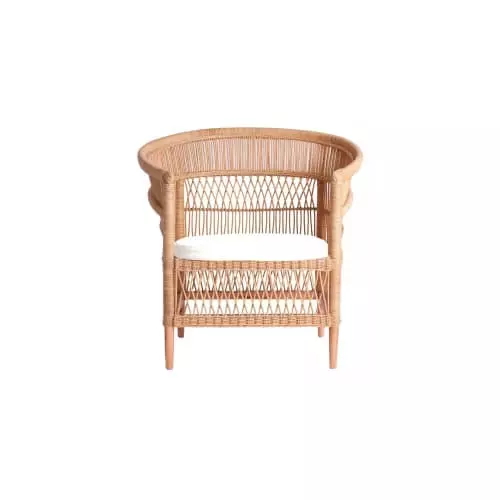 HYDILE Fauteuils Fauteuil En Rotin Naturel Et Pieds En Teck 1 HYDILE Fauteuils Fauteuil En Rotin Naturel Et Pieds En Teck